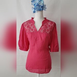 ZAC & RACHEL Lace Short Sleeve Top